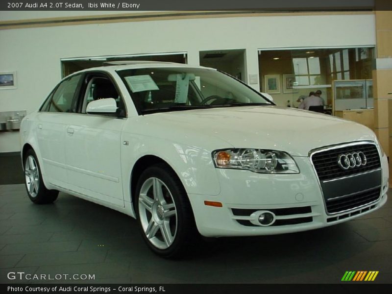 Ibis White / Ebony 2007 Audi A4 2.0T Sedan
