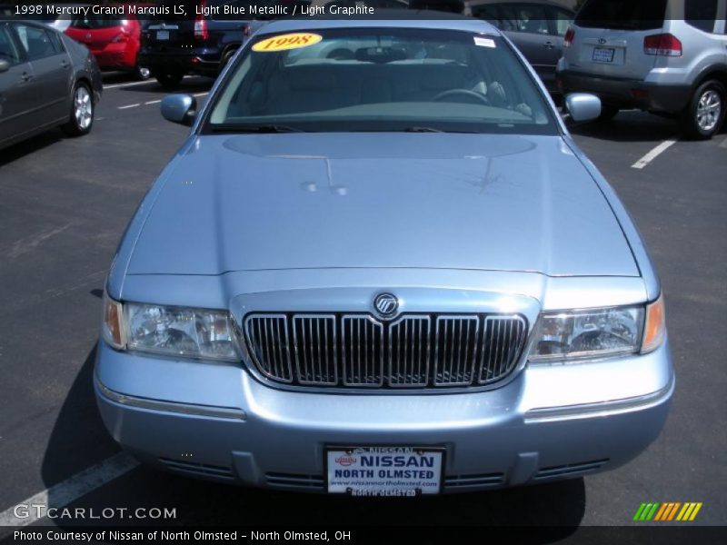Light Blue Metallic / Light Graphite 1998 Mercury Grand Marquis LS
