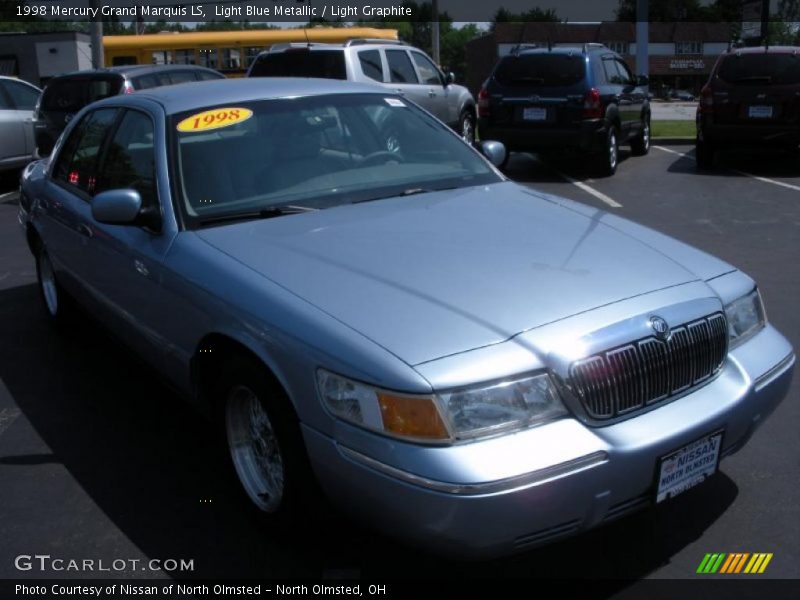 Light Blue Metallic / Light Graphite 1998 Mercury Grand Marquis LS