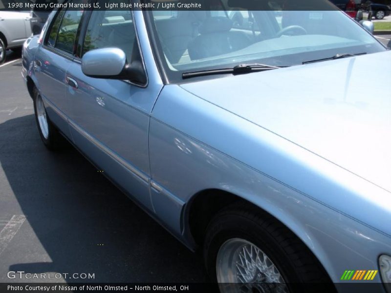 Light Blue Metallic / Light Graphite 1998 Mercury Grand Marquis LS