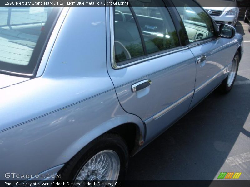 Light Blue Metallic / Light Graphite 1998 Mercury Grand Marquis LS