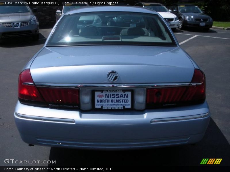 Light Blue Metallic / Light Graphite 1998 Mercury Grand Marquis LS