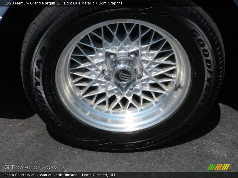 Light Blue Metallic / Light Graphite 1998 Mercury Grand Marquis LS