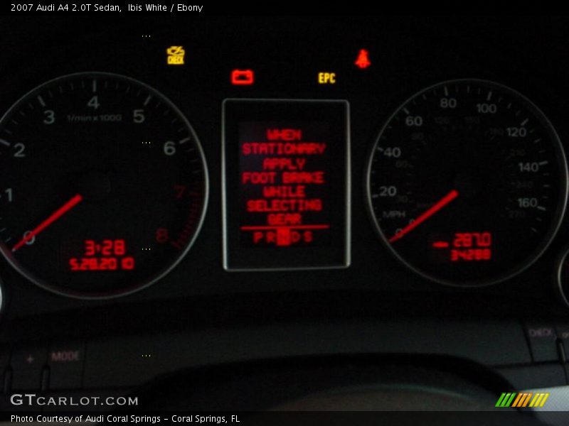 Ibis White / Ebony 2007 Audi A4 2.0T Sedan