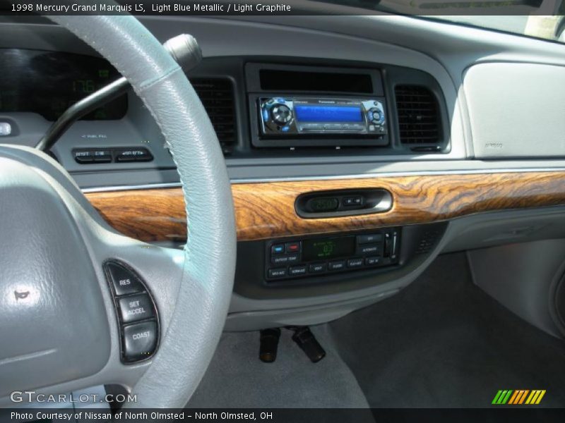 Light Blue Metallic / Light Graphite 1998 Mercury Grand Marquis LS