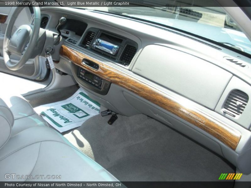 Light Blue Metallic / Light Graphite 1998 Mercury Grand Marquis LS