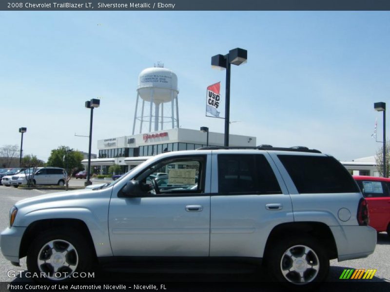 Silverstone Metallic / Ebony 2008 Chevrolet TrailBlazer LT