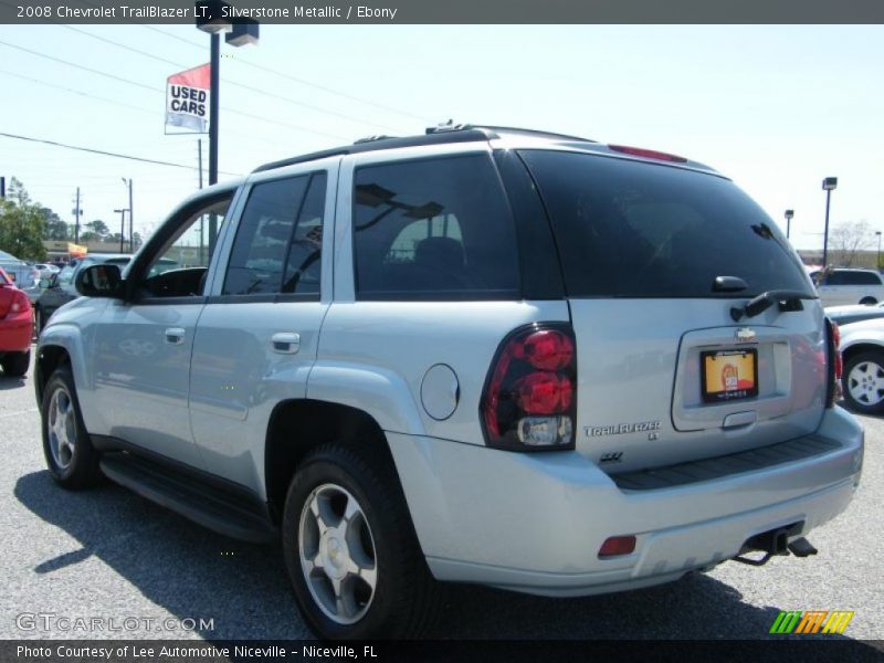 Silverstone Metallic / Ebony 2008 Chevrolet TrailBlazer LT