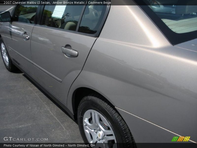 Amber Bronze Metallic / Cashmere Beige 2007 Chevrolet Malibu LS Sedan