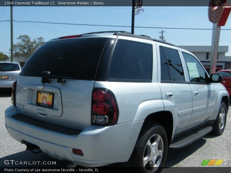 Silverstone Metallic / Ebony 2008 Chevrolet TrailBlazer LT