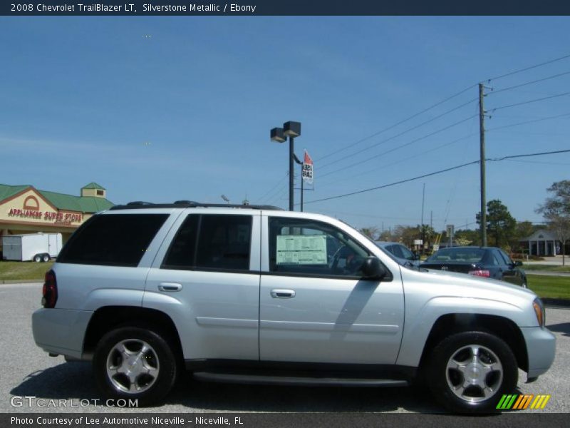 Silverstone Metallic / Ebony 2008 Chevrolet TrailBlazer LT