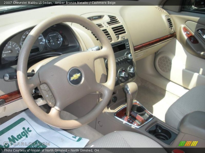 Amber Bronze Metallic / Cashmere Beige 2007 Chevrolet Malibu LS Sedan