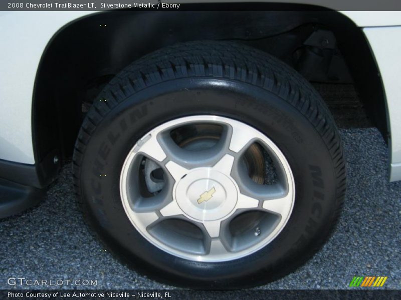 Silverstone Metallic / Ebony 2008 Chevrolet TrailBlazer LT