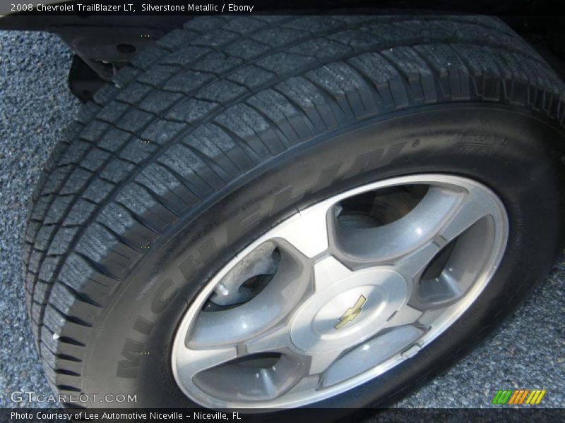 Silverstone Metallic / Ebony 2008 Chevrolet TrailBlazer LT