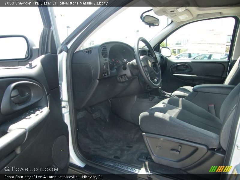 Silverstone Metallic / Ebony 2008 Chevrolet TrailBlazer LT