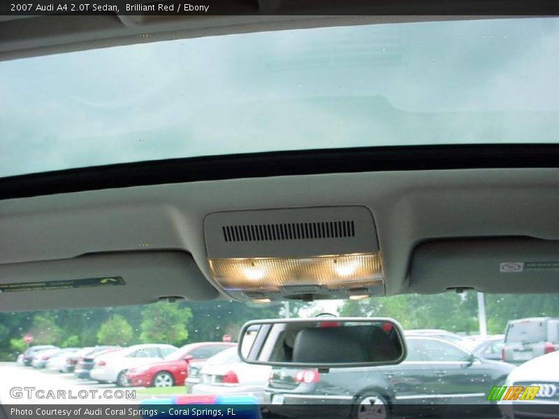 Brilliant Red / Ebony 2007 Audi A4 2.0T Sedan