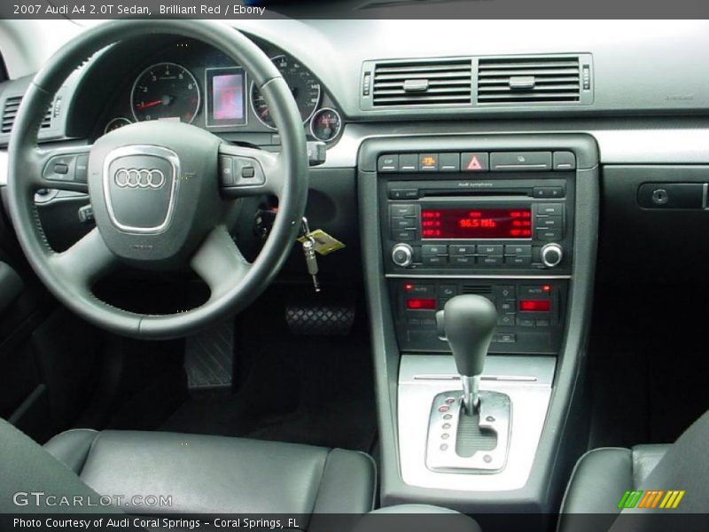 Brilliant Red / Ebony 2007 Audi A4 2.0T Sedan