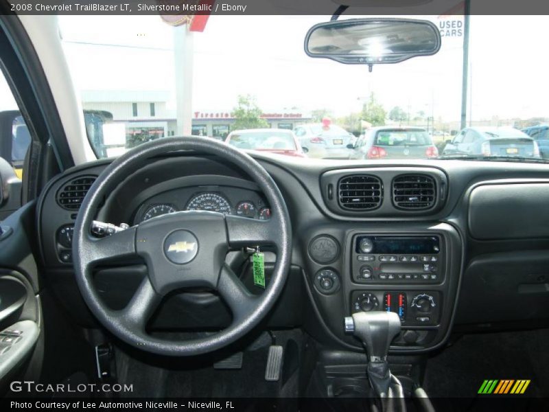 Silverstone Metallic / Ebony 2008 Chevrolet TrailBlazer LT