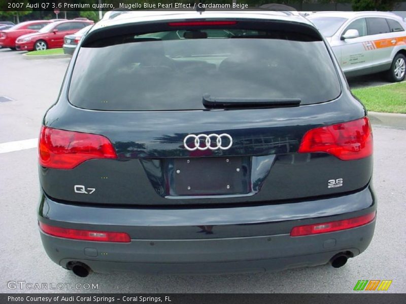 Mugello Blue Pearl Effect / Cardamom Beige 2007 Audi Q7 3.6 Premium quattro