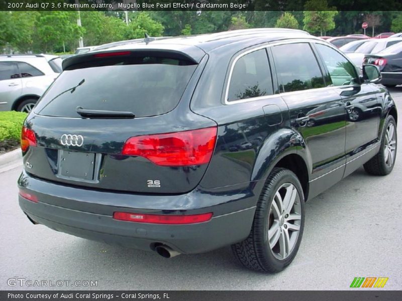 Mugello Blue Pearl Effect / Cardamom Beige 2007 Audi Q7 3.6 Premium quattro