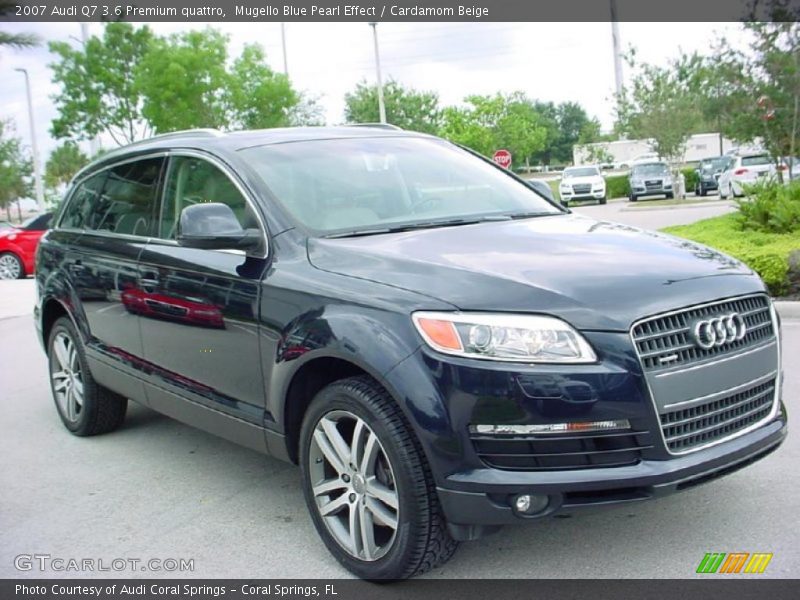 Mugello Blue Pearl Effect / Cardamom Beige 2007 Audi Q7 3.6 Premium quattro