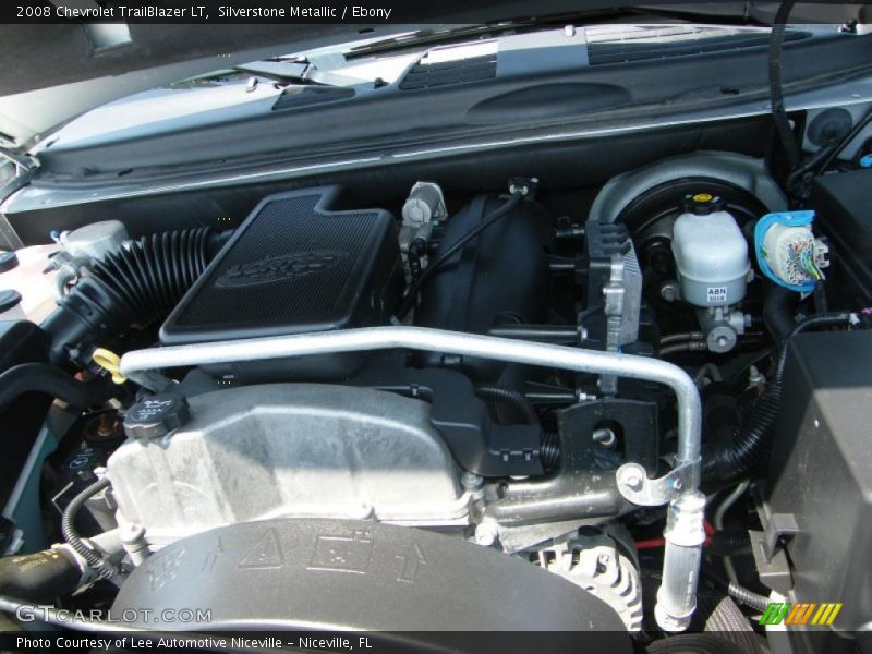 Silverstone Metallic / Ebony 2008 Chevrolet TrailBlazer LT