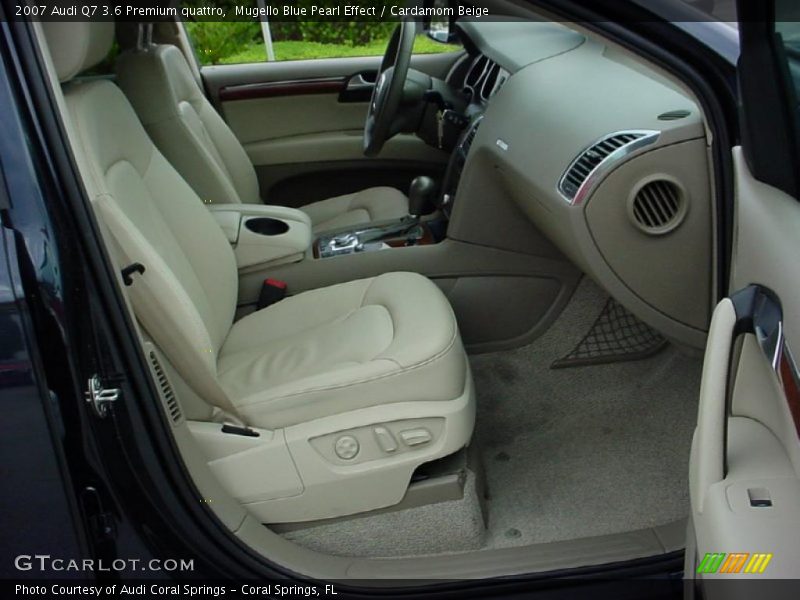 Mugello Blue Pearl Effect / Cardamom Beige 2007 Audi Q7 3.6 Premium quattro