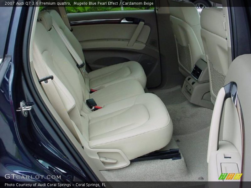 Mugello Blue Pearl Effect / Cardamom Beige 2007 Audi Q7 3.6 Premium quattro