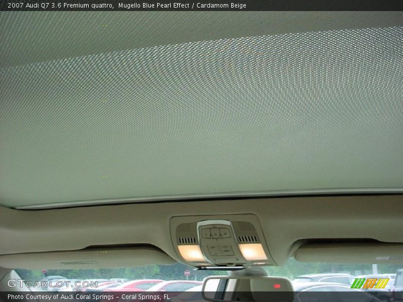 Mugello Blue Pearl Effect / Cardamom Beige 2007 Audi Q7 3.6 Premium quattro