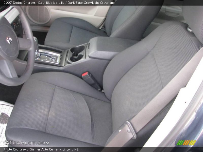 Steel Blue Metallic / Dark Slate Gray/Light Graystone 2007 Dodge Charger