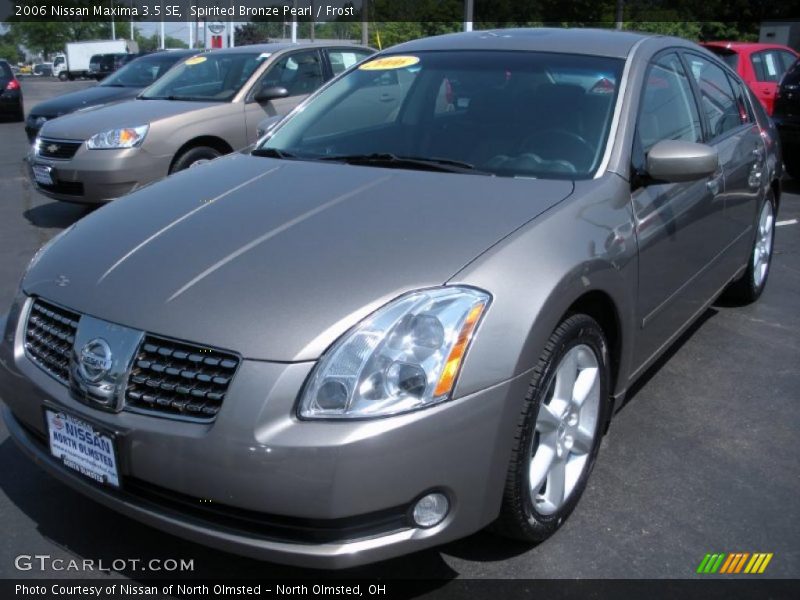 Spirited Bronze Pearl / Frost 2006 Nissan Maxima 3.5 SE
