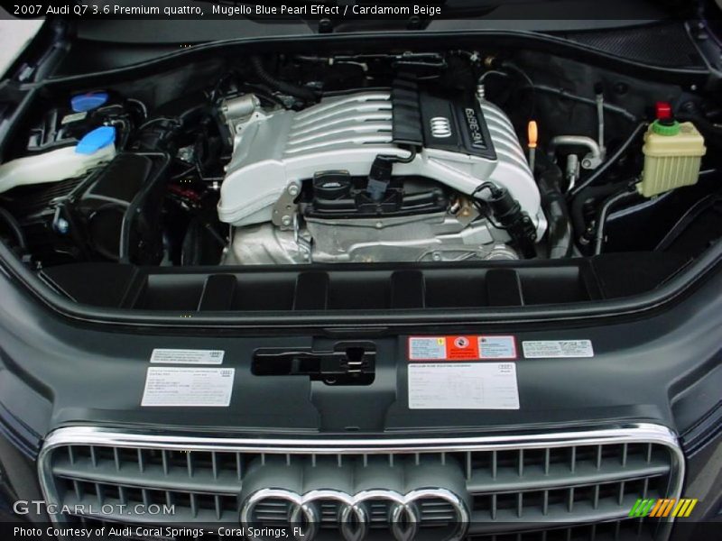 Mugello Blue Pearl Effect / Cardamom Beige 2007 Audi Q7 3.6 Premium quattro