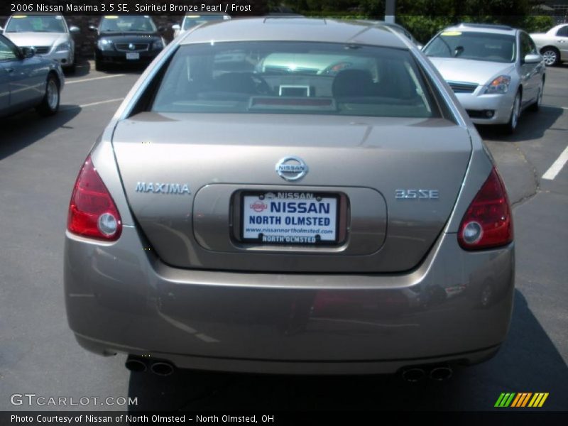 Spirited Bronze Pearl / Frost 2006 Nissan Maxima 3.5 SE