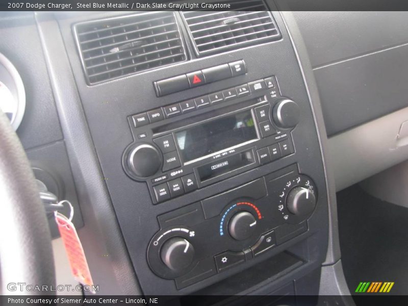 Steel Blue Metallic / Dark Slate Gray/Light Graystone 2007 Dodge Charger