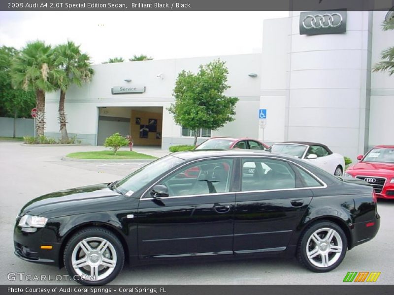 Brilliant Black / Black 2008 Audi A4 2.0T Special Edition Sedan