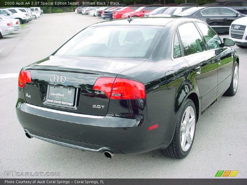 Brilliant Black / Black 2008 Audi A4 2.0T Special Edition Sedan