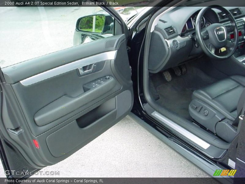 Brilliant Black / Black 2008 Audi A4 2.0T Special Edition Sedan