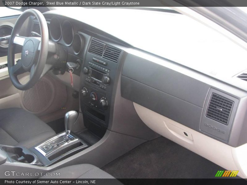 Steel Blue Metallic / Dark Slate Gray/Light Graystone 2007 Dodge Charger