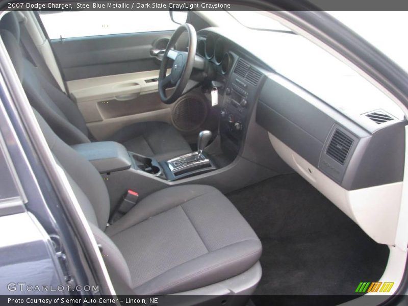 Steel Blue Metallic / Dark Slate Gray/Light Graystone 2007 Dodge Charger