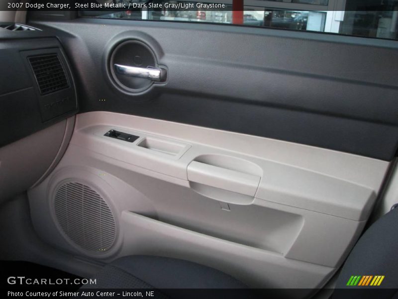 Steel Blue Metallic / Dark Slate Gray/Light Graystone 2007 Dodge Charger