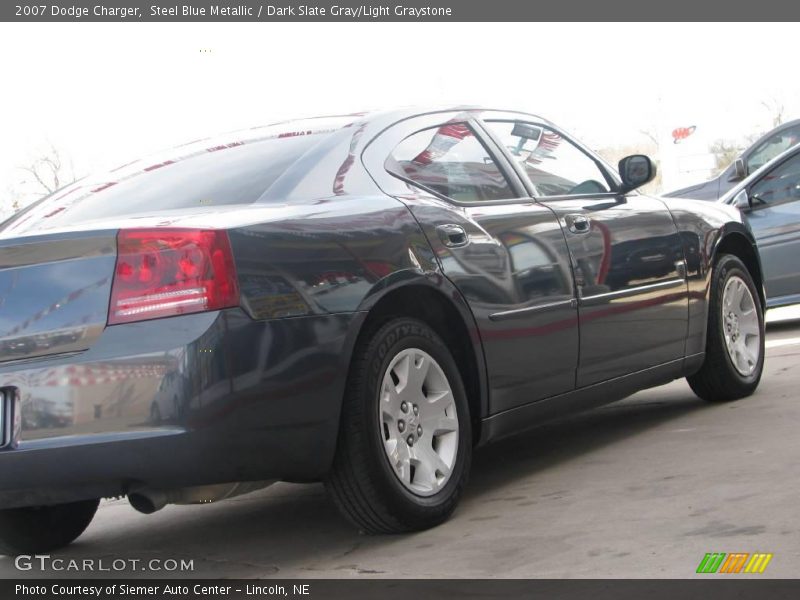 Steel Blue Metallic / Dark Slate Gray/Light Graystone 2007 Dodge Charger