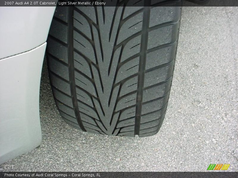 Light Silver Metallic / Ebony 2007 Audi A4 2.0T Cabriolet
