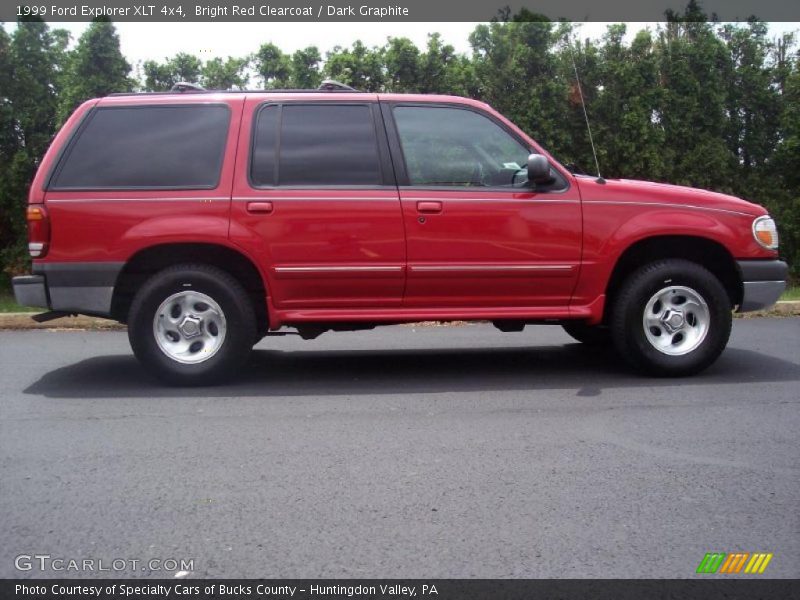 Bright Red Clearcoat / Dark Graphite 1999 Ford Explorer XLT 4x4