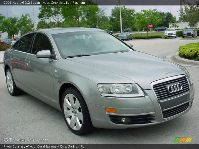 Atlas Grey Metallic / Platinum 2006 Audi A6 3.2 Sedan