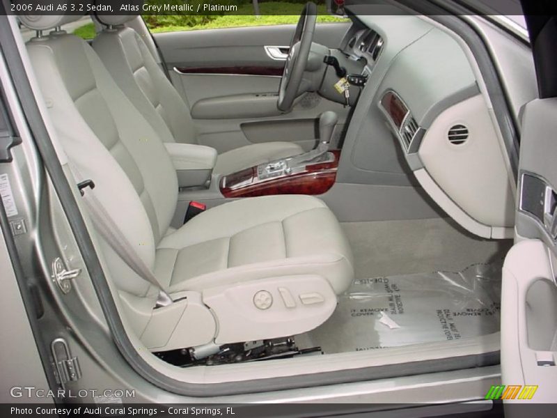 Atlas Grey Metallic / Platinum 2006 Audi A6 3.2 Sedan