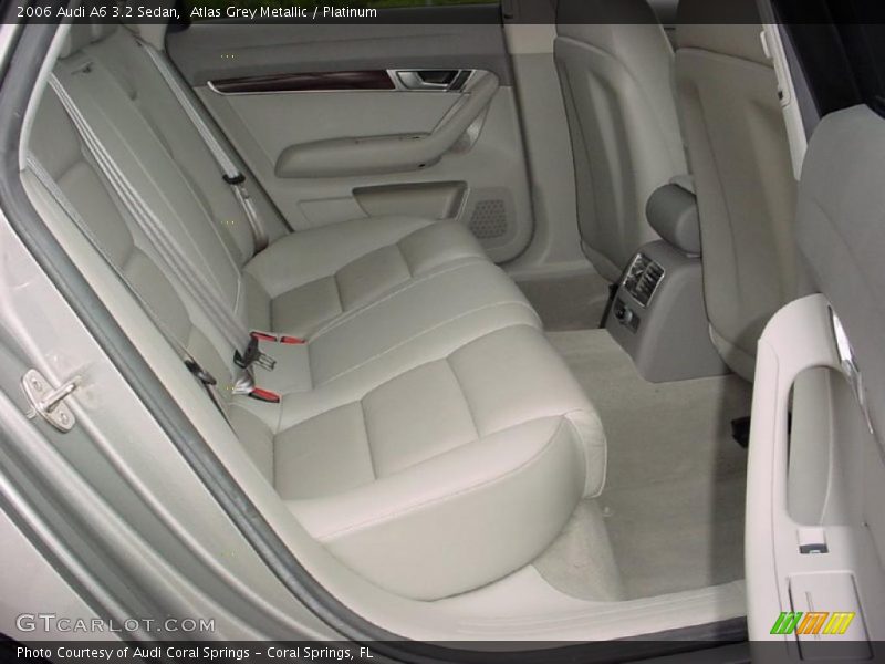 Atlas Grey Metallic / Platinum 2006 Audi A6 3.2 Sedan