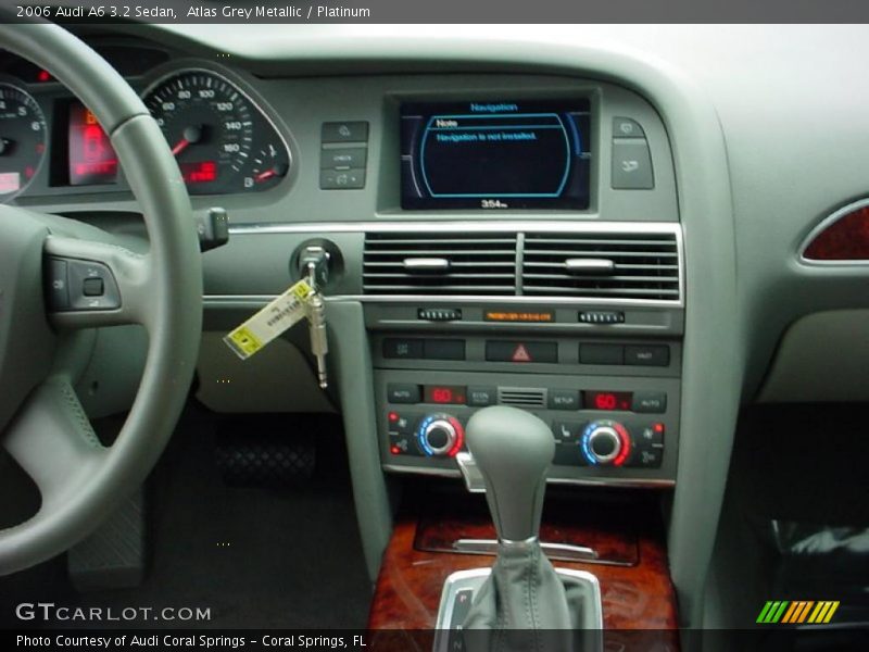 Atlas Grey Metallic / Platinum 2006 Audi A6 3.2 Sedan