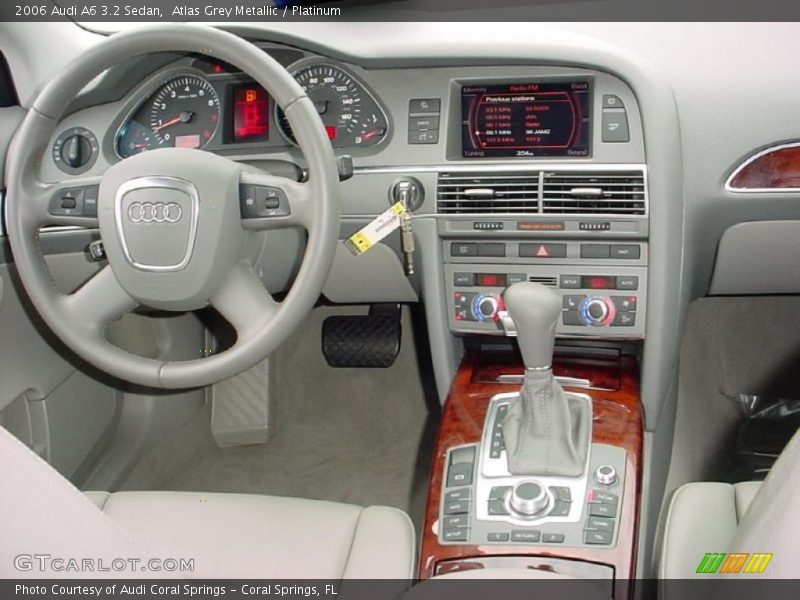 Atlas Grey Metallic / Platinum 2006 Audi A6 3.2 Sedan