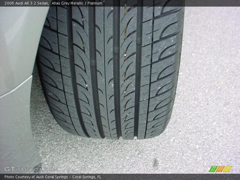 Atlas Grey Metallic / Platinum 2006 Audi A6 3.2 Sedan