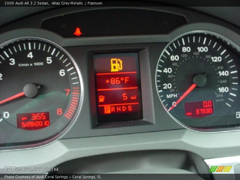 Atlas Grey Metallic / Platinum 2006 Audi A6 3.2 Sedan